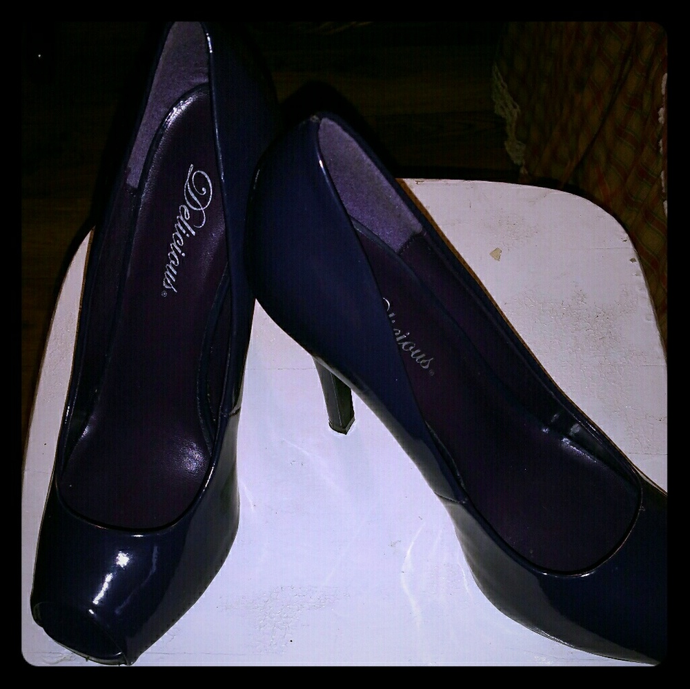 Purple High Heels